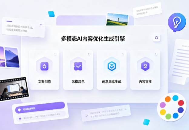 吉利区AI智能内容优化创新 多模态生成技术丰富数字内容创作生态
